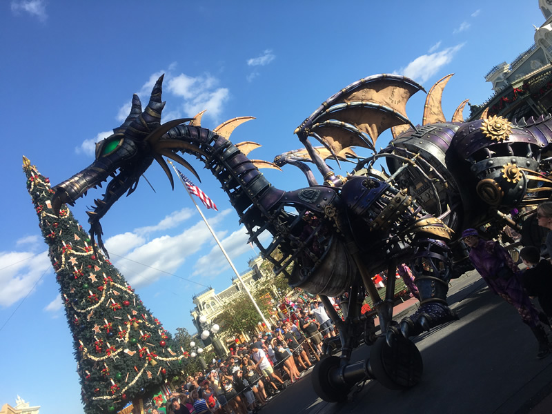 Maleficent Dragon Parade Float